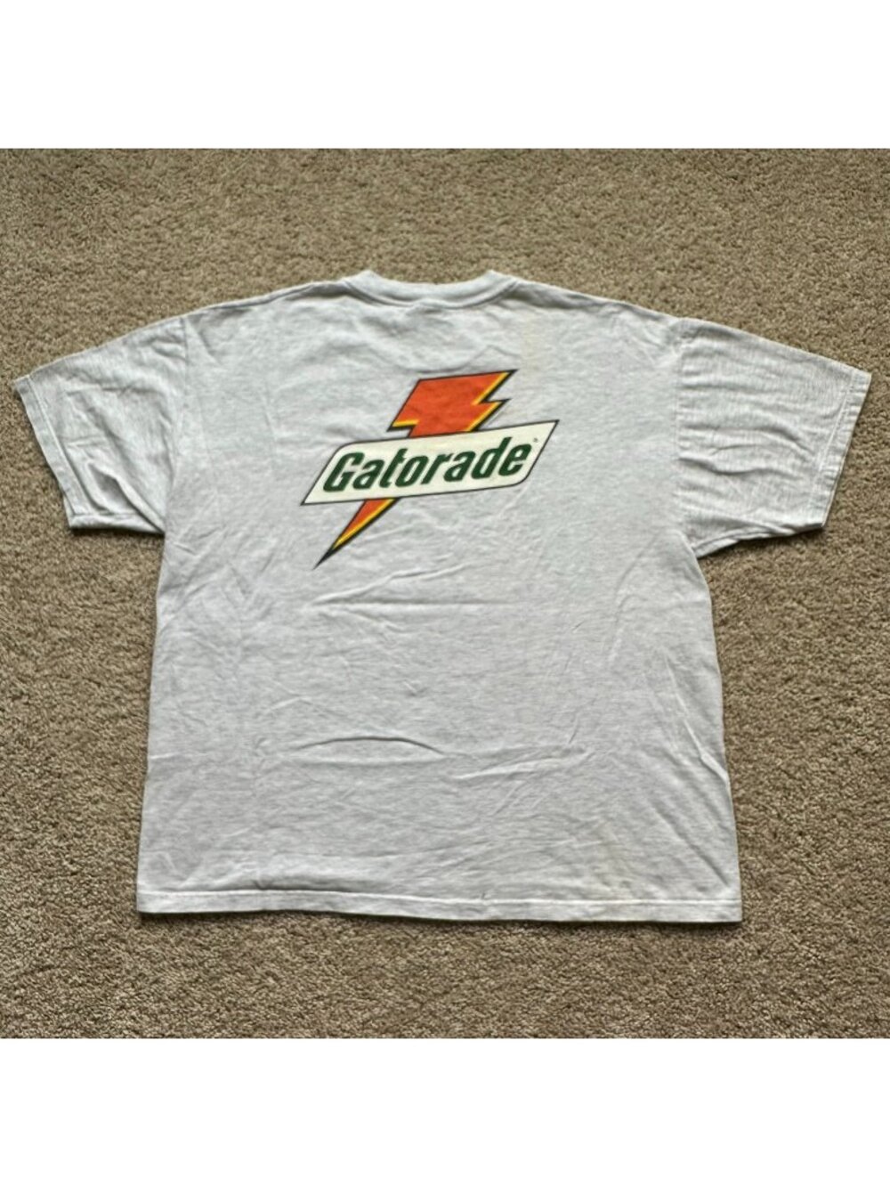 Vintage Y2K Gatorade Logo T-Shirt Gray